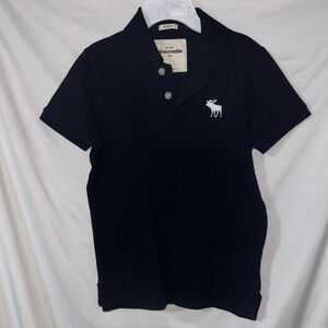 Abercrombie Kids Dark Blue Muscle Polo Shirt NWOT Size Large